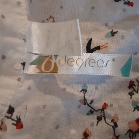 6 degrees top size M button up - Picture 3 of 5